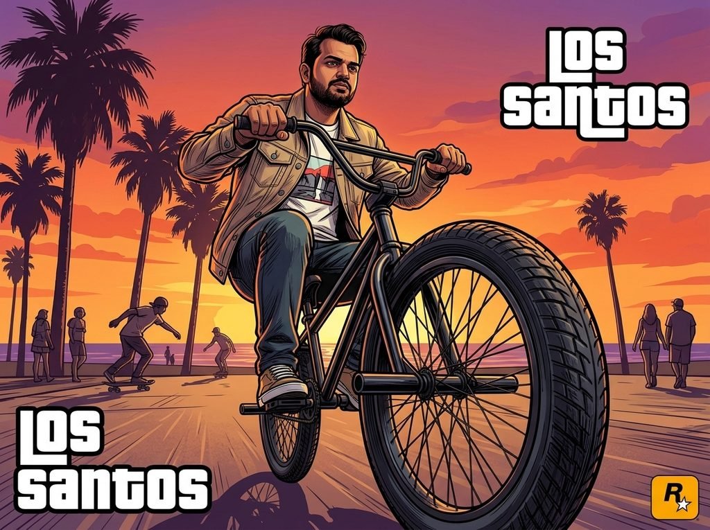 GTA lifestyle vibe AI Photo Editing Prompts 3 stylish GTA lifestyle vibe