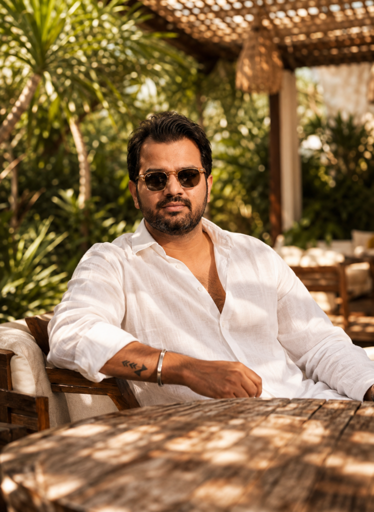 A stylish man with a groomed beard AI Photo Editing Prompts 3 stylish man Ai Promopt